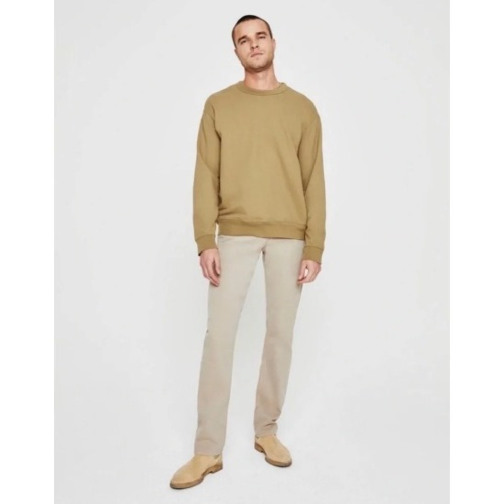 AG Adriano Goldschmied The Graduate Tailored Leg‎ Khaki Pants Tan 34x32